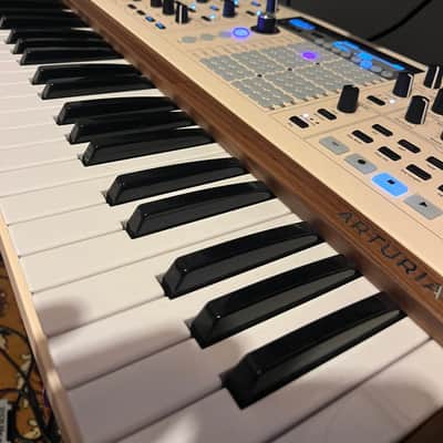 Arturia PolyBrute 12 61-Key Synthesizer 2024 - Present - White with Wood Sides