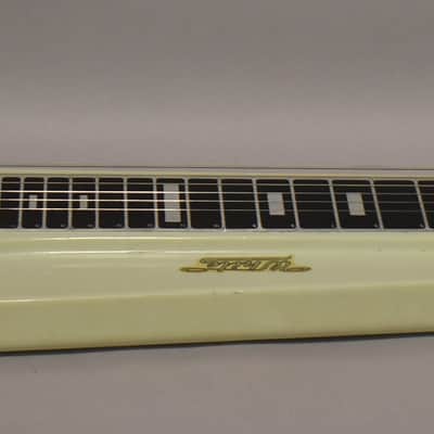 1956 White (Fender) Studio Deluxe 6 Console Steel Guitar Grey Pre-CBS w/OHSC image 5