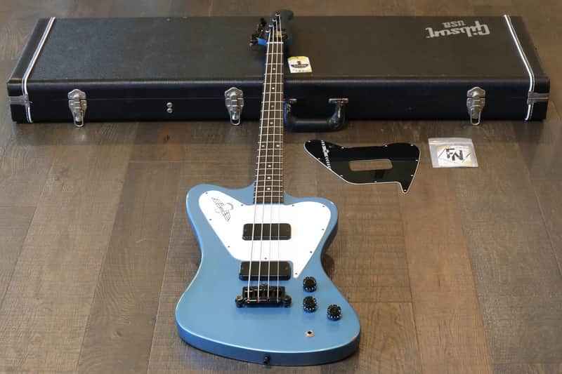 2012 Gibson Non-Reverse Thunderbird 4-String Bass Pelham Blue + COA OHSC image 1