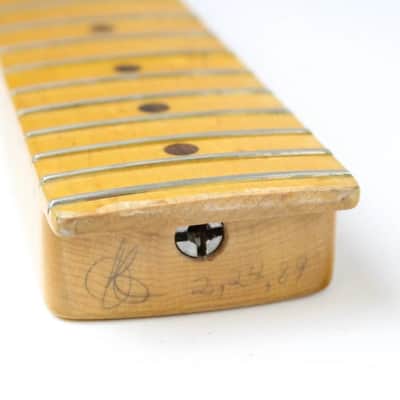 RARE 1989 Vintage Fender American Stratocaster Neck Birds Eye Maple 1980s USA image 8