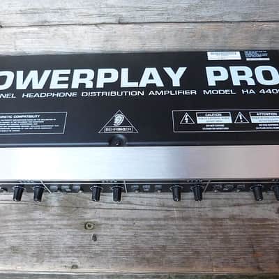 Behringer power play pro HA-440 4 channel headphone distributon amplifier image 2