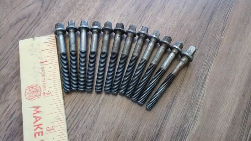 Slingerland Radio King 30's/40's 2" tension rods - nickel - set of 12 image 1