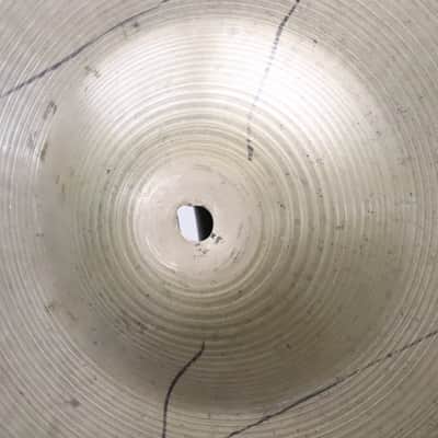 Zildjian 21" A Avedis Sizzle Ride Cymbal Vintage 1960's 2,711g's image 7