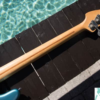 First Gen Fender Precision Bass PB-110SH  - Steve Harris P Bass from Iron Maiden - Lake Placid Blue - Crafted in Japan CIJ image 9