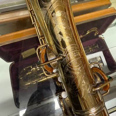 Conn Gold Plated New Wonder 8m C Melody Saxophone w/PORTRAIT EXTRA ENGRAVING image 5