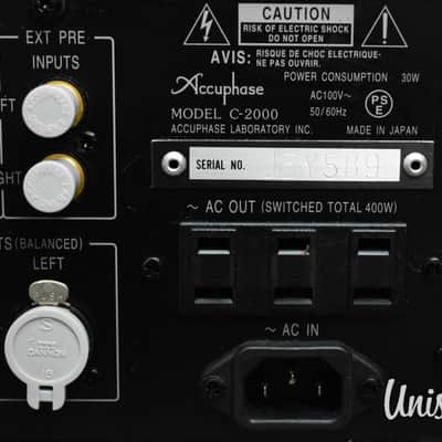 Accuphase C-2000 Stereo Preamplifier Control Center in | Reverb