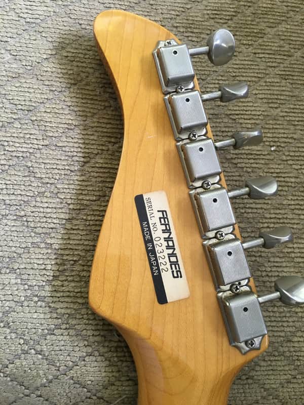 80's Fernandes Stratocaster Copy Made in Japan | Reverb