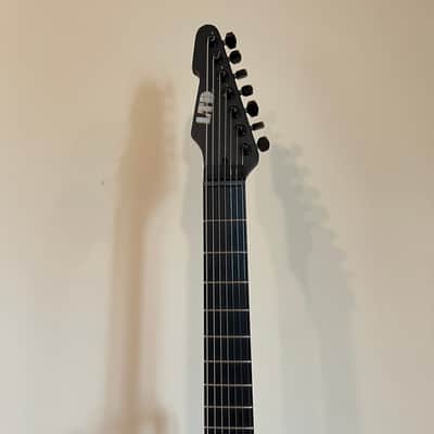 ESP LTD Alex Wade XJ Signature 7-string Baritone Electric Guitar - Black Satin image 4