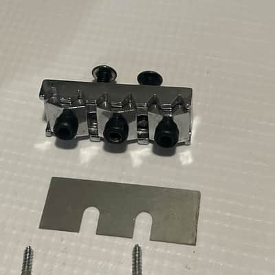 2000's Schaller Original Made in Germany Chrome Floyd Rose Pro Electric Guitar Tremolo Bridge Set & Brass Block image 8