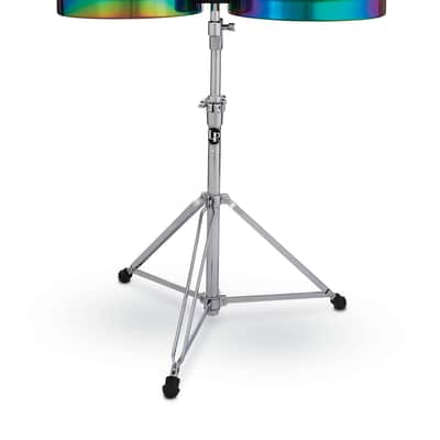 LP 14" & 15" Tony Succar Signature Rainbow Timbales w/ Stand - LP257-TS image 6