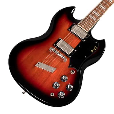 Guild Polara Deluxe - Solid Body Electric Guitar - Vintage Sunburst image 4