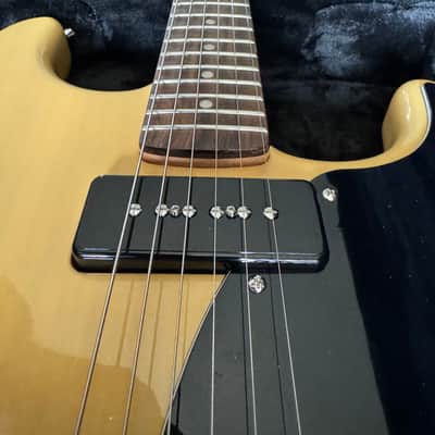 Squier Paranormal Strat-O-Sonic w/Upgrades - Vintage Blonde image 2