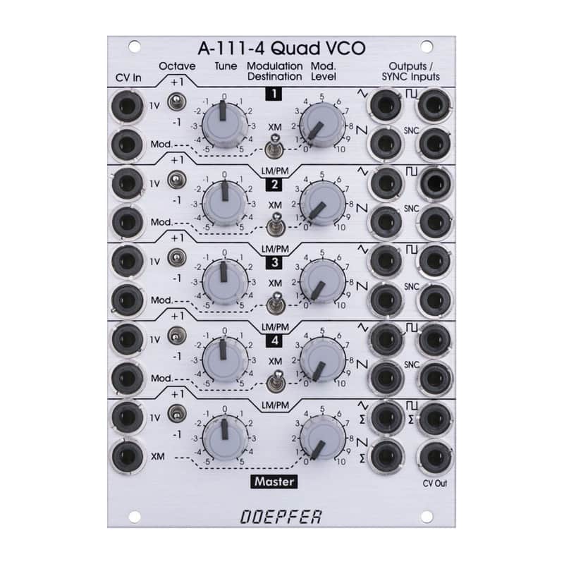2010-present Doepfer Doepfer A-111-4 Quad Precision VCO Stock