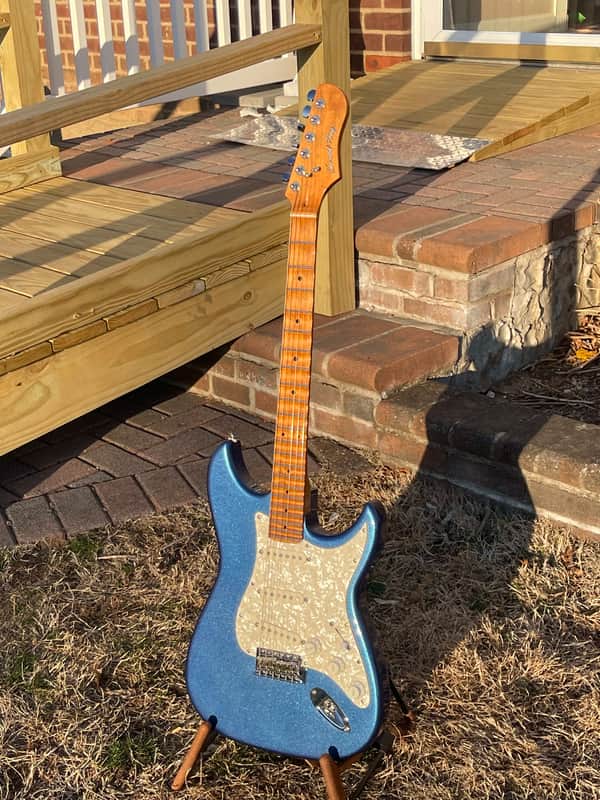 Custom Shop "Yngwie Killer" Scalloped Roasted Maple Stainless Steel image 1