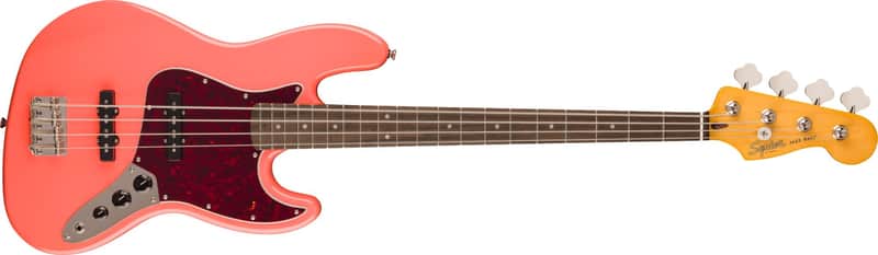Fender Squier Classic Vibe '60s Jazz Bass, Tahitian Coral