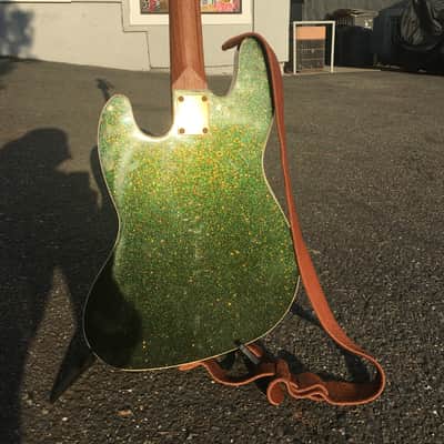 salty stevie Jazz Bass 2021 Green Metal Flake image 8