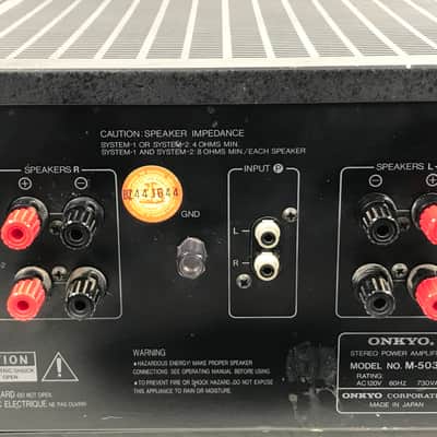 Onkyo Integra Super Servo Stereo Power Amplifier M-5030 / M5030 image 8