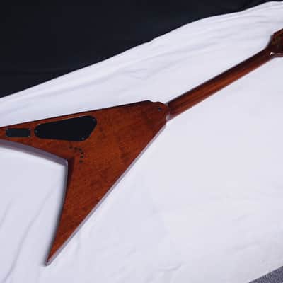 DEAN USA Dave Mustaine StradiVMNT V electric GUITAR Sunburst w/ CASE - Stradi VMNT #42 of 50 image 8