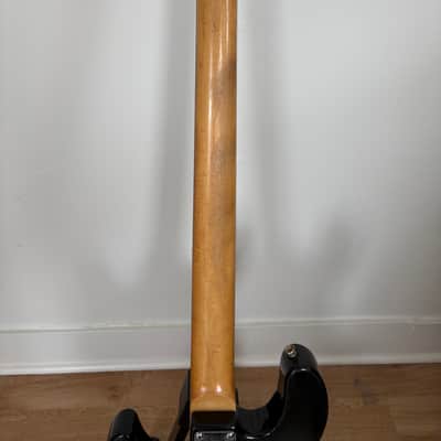 Lotus P Bass Circa 1980s - Black with White Pickguard image 5