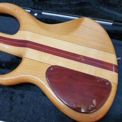 Pre Gibson Tobias Classic 5 String Bass #1782 Unique Rare Bubinga Bartolini image 11