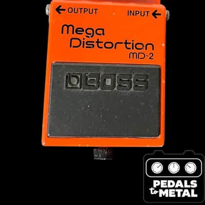 Boss MD-2 Mega Distortion (Silver Label) 2001 - Present - Red - X16162 image 1