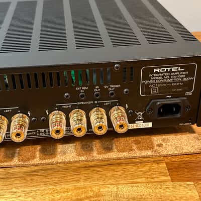 Rotel Ra 1520 Integrated Amplifier Phono Input Turntable Pre Out Black image 12