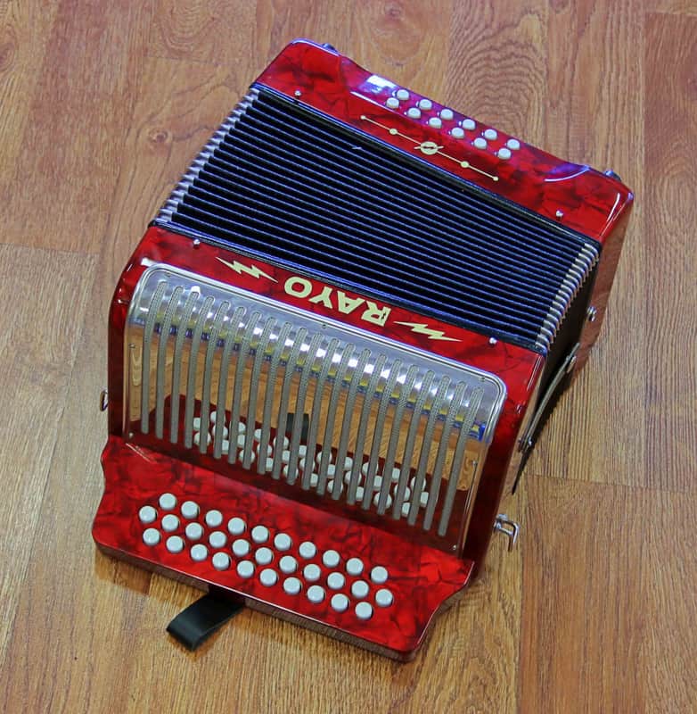 Hohner Rayo 31-Button Diatonic Accordion in GCF image 1