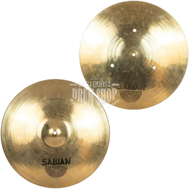 Used Sabian 16 AA Prototype Fast Hats image 1