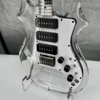 Electrical Guitar Company Tiger Garcia 2021 - Polished aluminum neck and clear acrylic body OBEL image 4