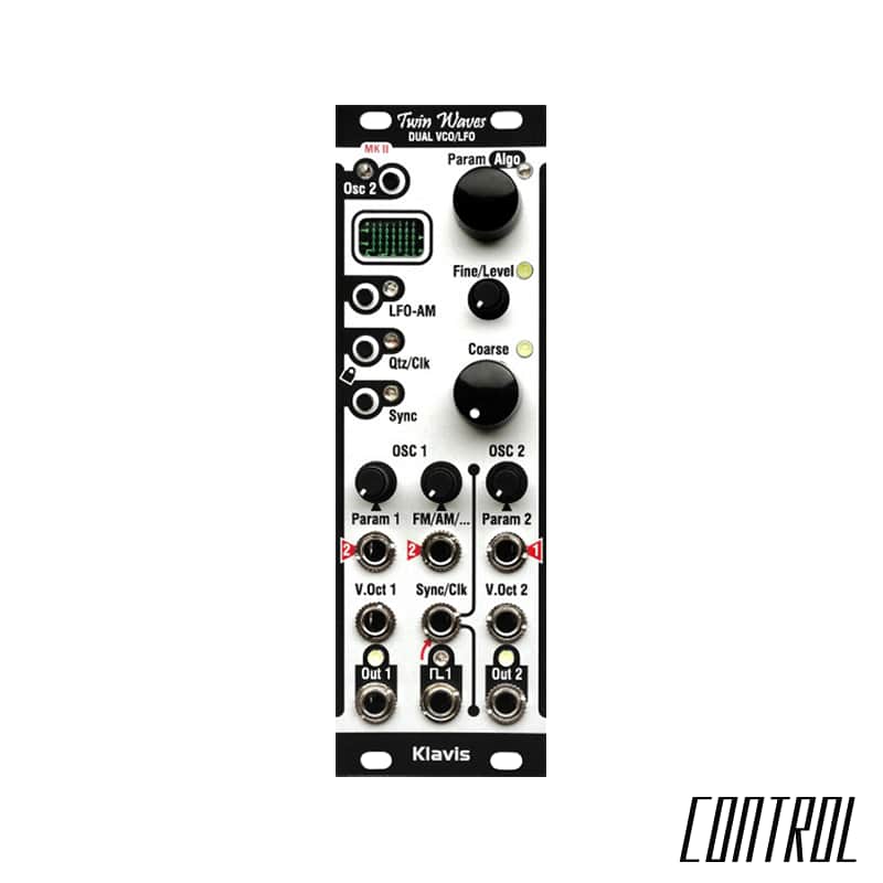 Klavis Twin Waves Mk2 - Dual Oscillator-White image 1