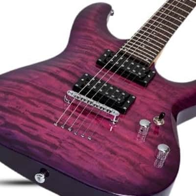 Schecter C-6 Plus Electric Magenta image 5