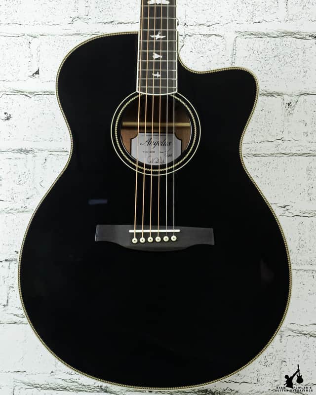PRS SE Angelus A20E Acoustic-electric Guitar Black Top w/ Bag image 1