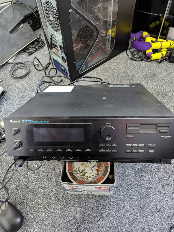 Roland S-770 Digital Sampler 1989 - 1993 - Black image 1