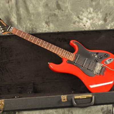 Kramer Pacer Deluxe HSS Vintage 1983 Floyd Rose Cherry Finish w Factory Hardshell Case We Ship FAST image 12