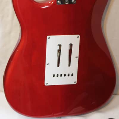 Squier Standard Stratocaster 2006 with Rosewood Fretboard in HS Case - Cherry Sunburst image 13