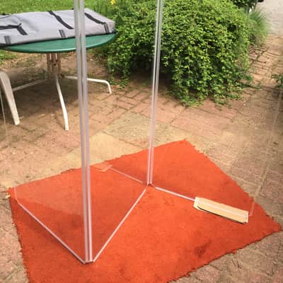 Clearsonic Plexiglass Drum Shield (three panels) image 7
