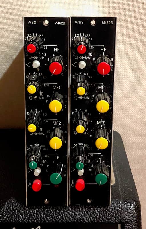Pair Ward Beck M462B Vintage (1975) 4 Band Parametric EQ's (The REAL Hoser, not software!) image 1