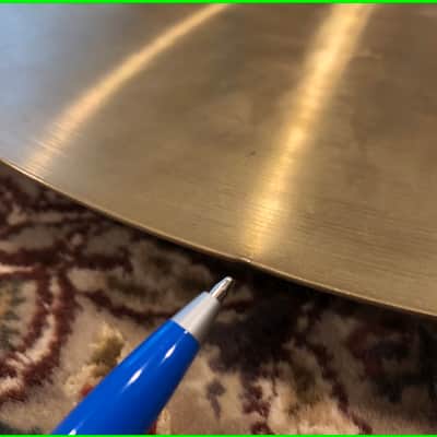 Paiste Formula 602 Seven Sound Set 7 20" Deep Ride from 1975 2353g (Who is E.C.??) image 17