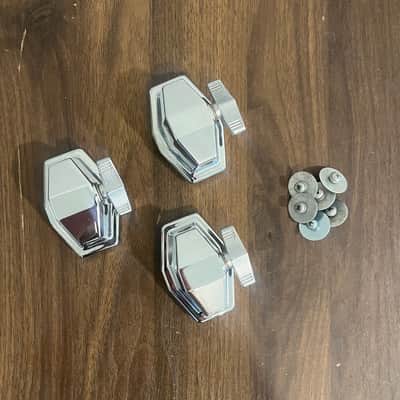 Set of (3) - Vintage Pearl DLX MLX Floor Tom Mounts image 3