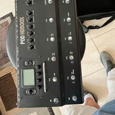 Line 6 Line 6 POD HD500X Multi-FX – Bag + Power Supply 2021 - black metal matt finish image 1