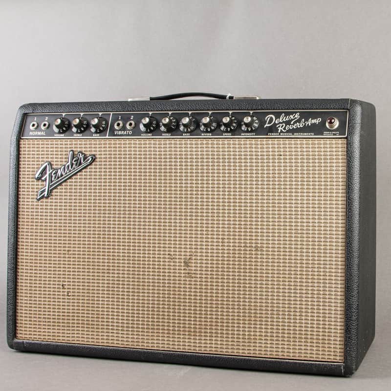 Fender Deluxe Reverb AB763 1966, Black image 1