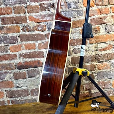 Economy Acoustic Electric 4-String Bass (2010s - Blue) image 9