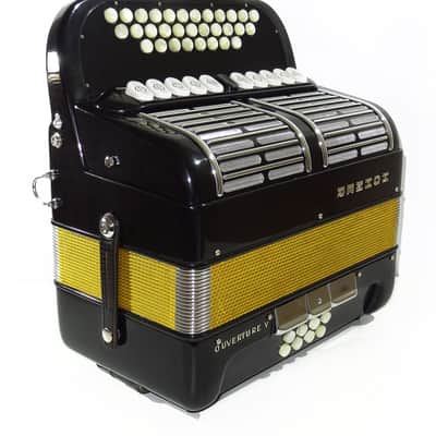 Close to New! Hohner Ouverture V Diatonic Original German Squeezebox, Button Accordion Garmon, Straps 2040, Rare Luxury Harmonica, Fantastic sound! image 5