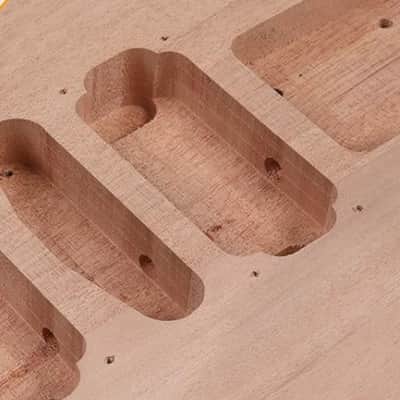 DIY Solderless Super Strat Ibby Style Guitar Kit - Mahogany Body & Maple Neck image 5