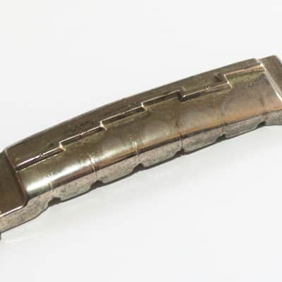 Gibson 1962 Compensated Wrap Around Tailpiece Lightning Bolt Wraparound Nickel 1963 1964 1960's image 5