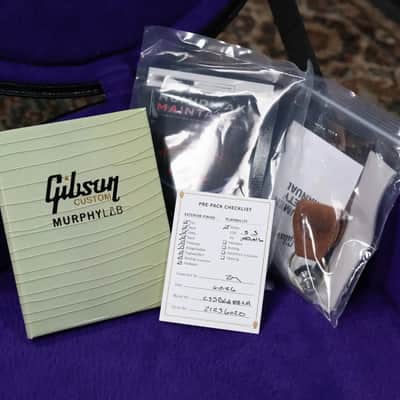 Gibson Custom Shop 1933 L-00 Reissue Murphy Lab Light Aged Acoustic Guitar - Ebony with Hardshell Case image 17