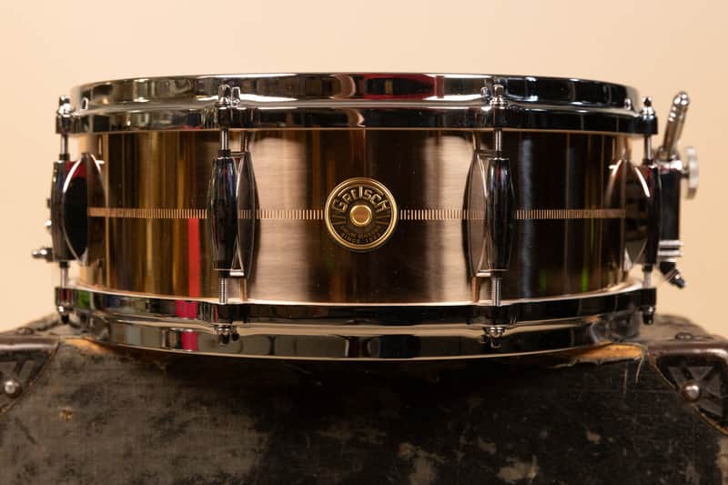 Gretsch 5x14 USA Custom Bronze Snare Drum image 1