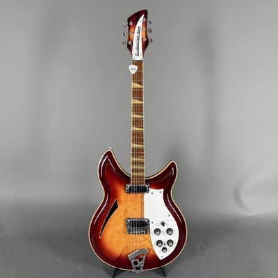 1991 Rickenbacker 381 "V69" Fireglo birdseye TOP ZUSTAND inkl. Koffer image 2
