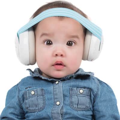 Alpine Hearing Protection Muffy Baby Blue Protective Headphones Open Box image 4