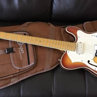 PT BERGER "BAKERSFIELD" RODEO DeLUXE Custom Thinline Tele Hybrid DoubleAAA Vintage Iced Tea Boutique image 17